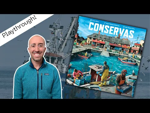 Fishing in February | Conservas | Board Game Playthrough