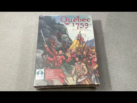 The Discriminating Gamer: Québec 1759 unboxing with Ray 