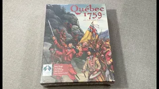 The Discriminating Gamer: Québec 1759 unboxing with Ray