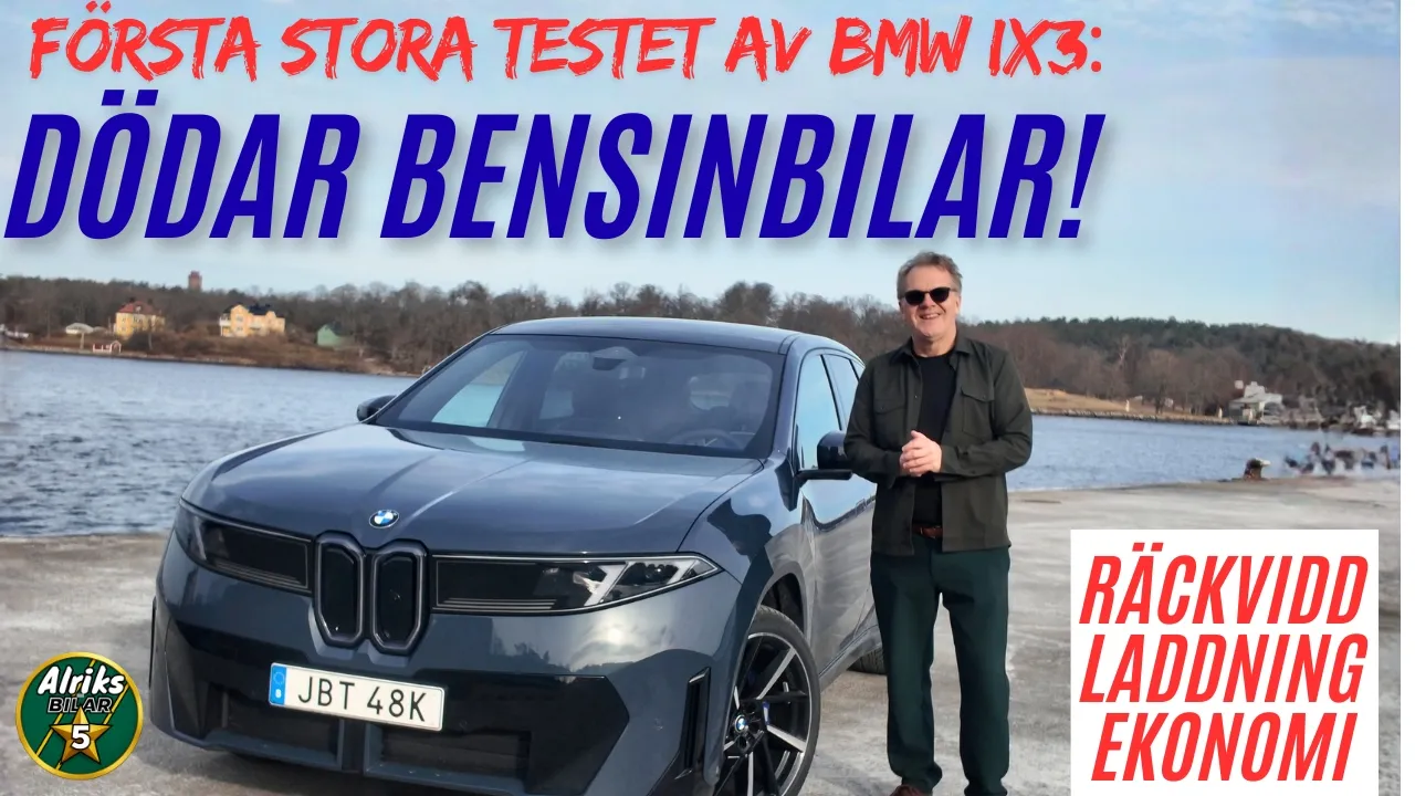 Dödar bensinbilar - första stora svenska testet av BMW iX3!