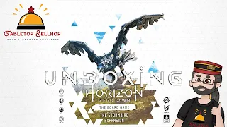 Unboxing the Stormbird expansion for Horizon Zero Dawn the Board Game