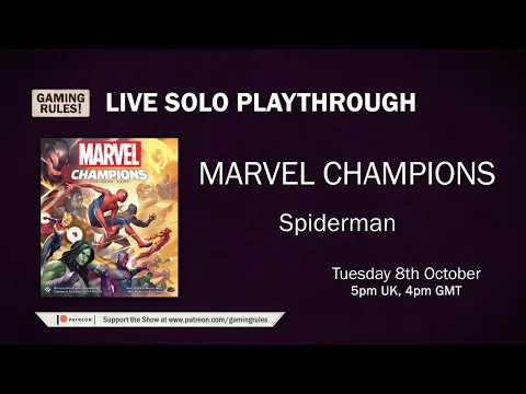 Marvel Champions LCG Playthrough - Spiderman