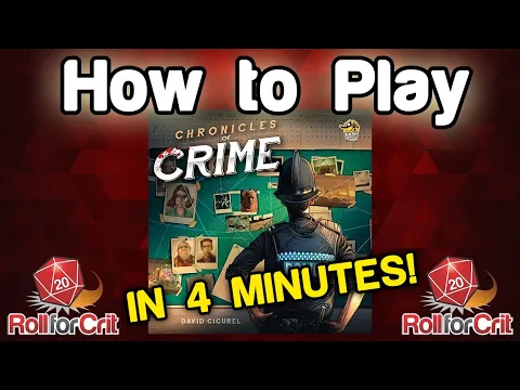 How to Play Chronicles of Crime | Roll For Crit