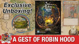 A Gest of Robin Hood - Board Game Unboxing