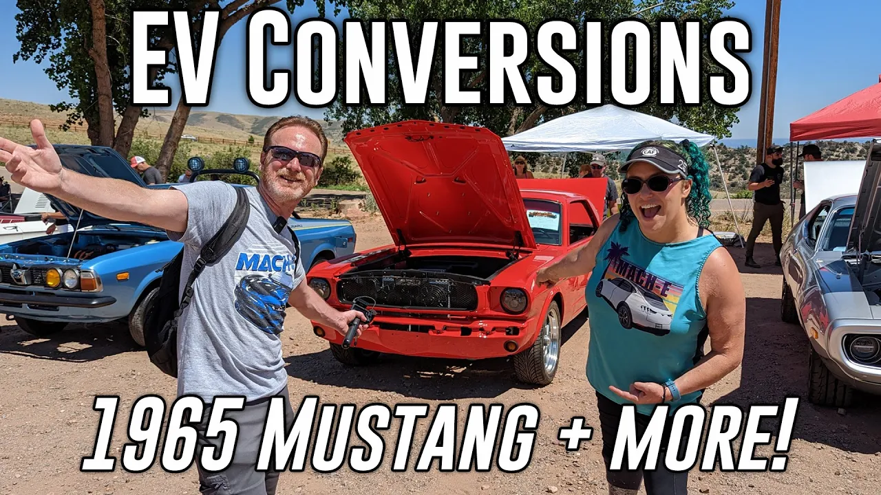1965 Electric Mustang and other EV Conversions! (Classic Electric Car Show)
