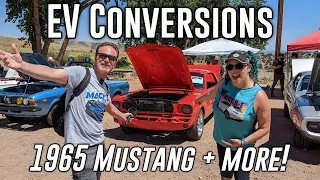 1965 Electric Mustang and other EV Conversions! (Classic Electric Car Show)