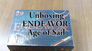 Endeavor: Age of Sail Unboxing