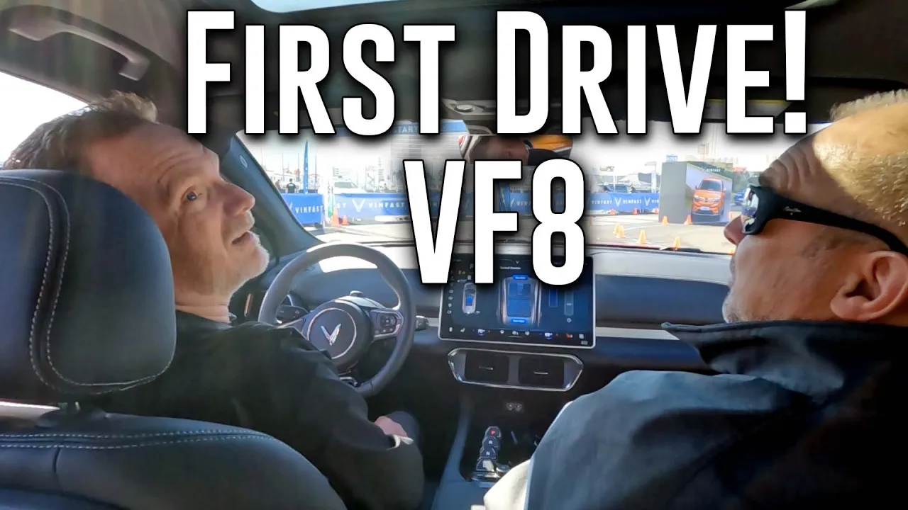 Vinfast VF8 Test Drive & CES Booth Tour