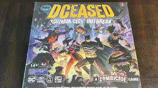 DCeased: Gotham City Outbreak (CMON) - Unbox & Fresh Meat Look