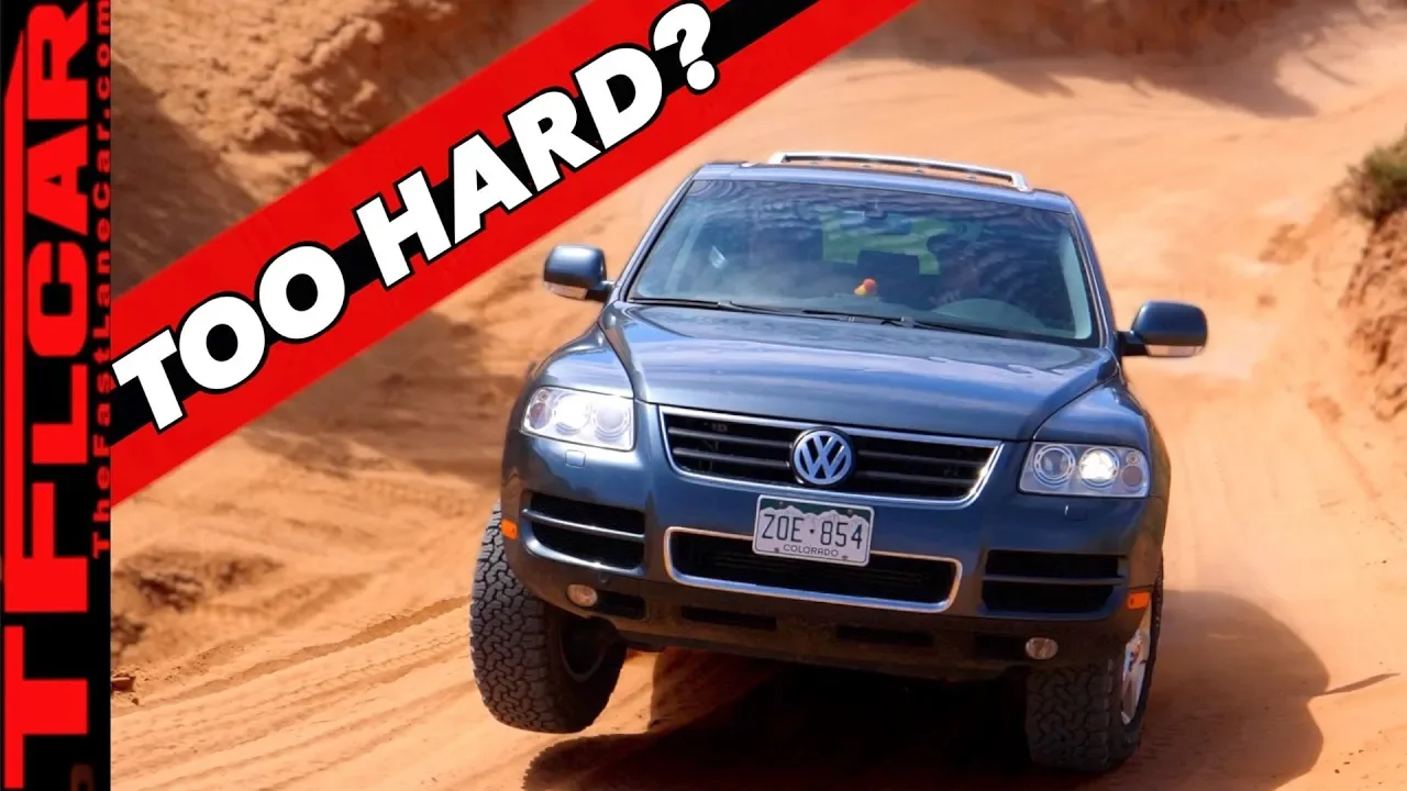 Is The VW Touareg the Ultimate OFF-ROAD SLEEPER?  We Claw Our Way Up Moab's Slick Rock to Find Out!