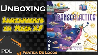 Abrimos Transgalactica | Lanzamiento de Mega XP | Unboxing | Devir | Partida de Locos