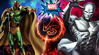 Blurry: Marvel Champions Synthezoid Smackdown Gameplay She Hulk vs She Hulk