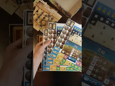 Wayfarers of the South Tigris Unboxed in 24 seconds #boardgames #unboxing