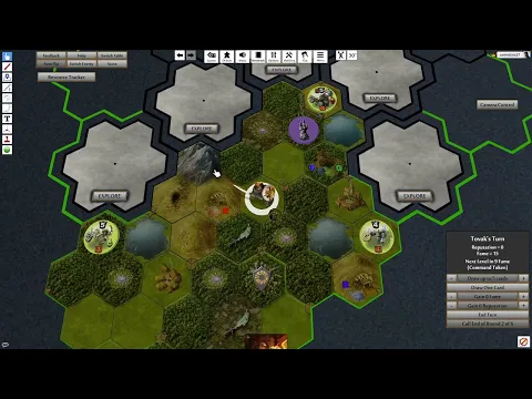 Mage Knight TTS Full Conquest Round 2 (Night 1)