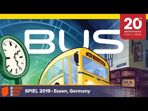 Bus 20th Anniversary ed. - game overview at SPIEL 2019