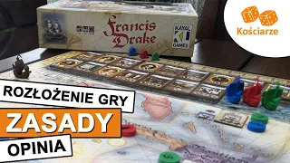 Kościarze – Gramy w... FRANCIS DRAKE gra planszowa (odc. 1)