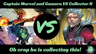 Oh crap he is collecting this! Captain Marvel and Gamora VS Collector II GMW Playthrough