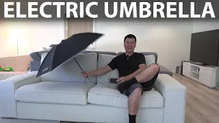 I ran the Jowua electric umbrella until the battery died! Special promo "Teslabjorn"
