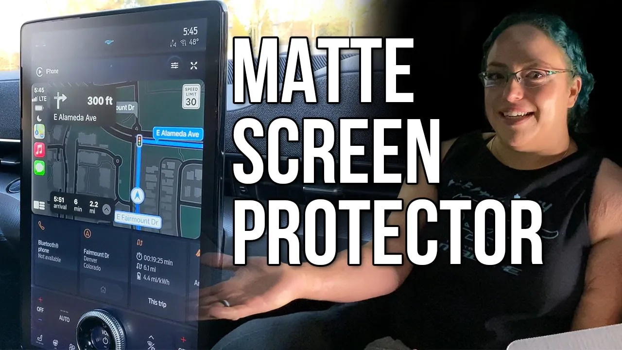 Mustang Mach-E Screen Protector (Get rid of glare & fingerprints!)