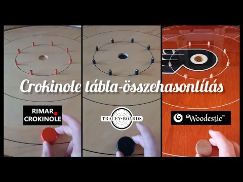 Crokinole board comparison (ENG SUB)