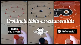 Crokinole board comparison (ENG SUB)