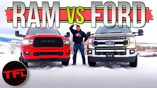 Here’s What You Gain (and Lose) When You Spend $30K More on a HD Truck: 2020 Ram 3500 vs Ford F-250