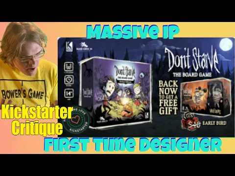 Don't Starve: The Board Game - BIG IP Means Big $$? - Kickstarter Critique Review