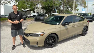 The 2025 Honda Civic Hatchback Sport is the MOST affordable versatile new car!