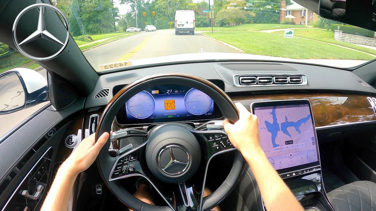 $115K LUXURY -- 2021 Mercedes-Benz S-Class S500 // POV Review & Test Drive (3D Binaural Audio)