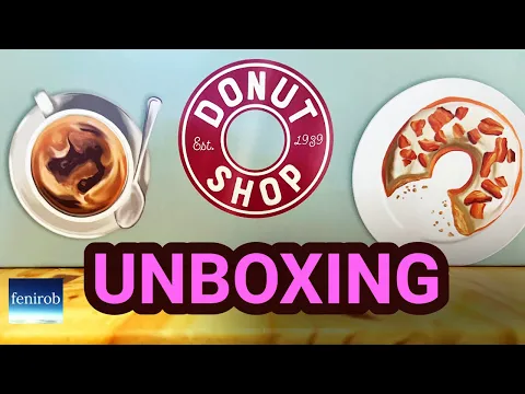 Donut Shop Board Game | Unboxing (No Talking)