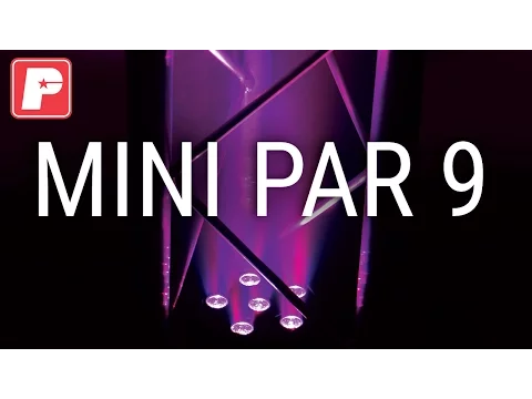 Product video thumbnail for Solena Mini Par 9 6x1.5W RGB LED Par Light 8-Pack