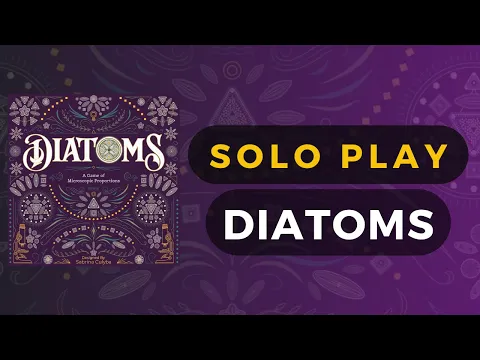 Diatoms Board Game Solo Playthrough | DaniCha