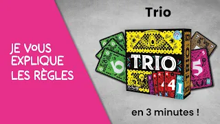Je vous explique TRIO en 3 min!