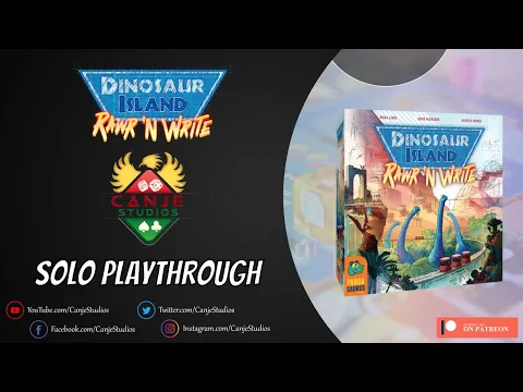 Canje Plays Dinosaur Island Rawr and Write