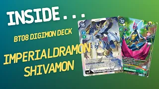 Inside…Imperialdramon Shivamon DECK - BT08 DIGIMON CARD GAME (4K60fps)