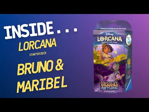 Inside…Disney Lorcana Ursula’s Return Starter Deck - Amber & Amethyst (4K 60fps)