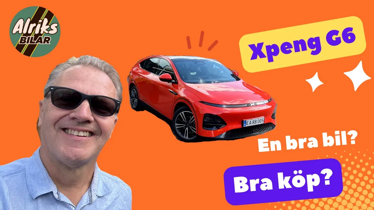 Är Xpeng G6 en bra bil, ett bra köp? Här kommer första provkörningen.