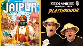 Jaipur playthrough by Which Game First: A Board Game Podcast