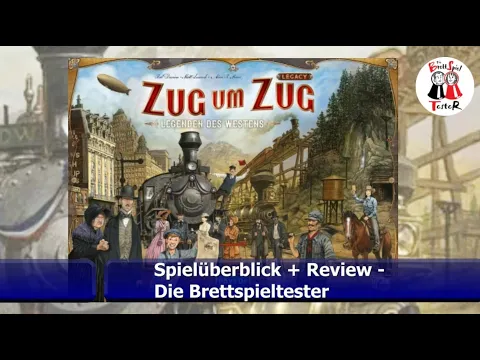 Zug um Zug Legacy Legenden des Westens - Spielüberblick + Review - Brettspiel - Die Brettspieltester