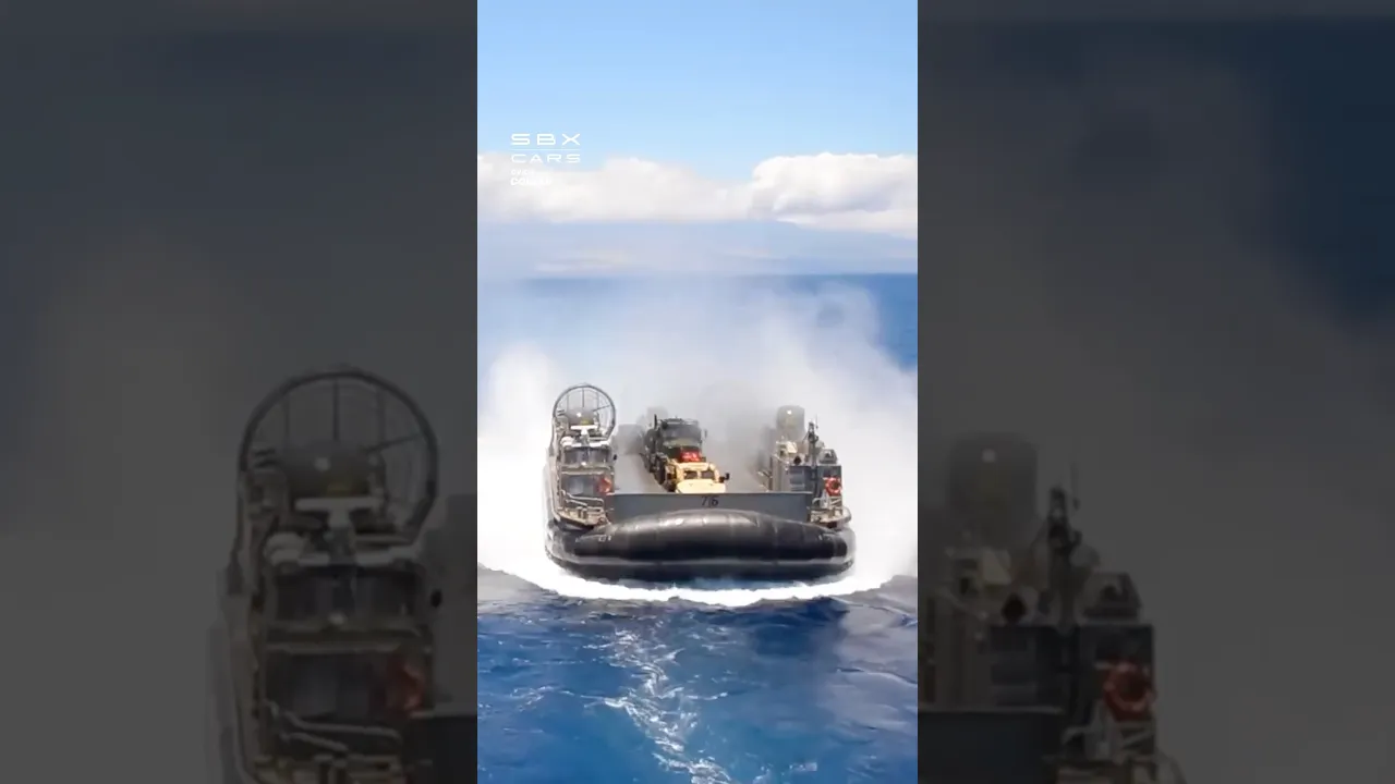 The World's Largest Hovercraft! 😱 #amphibious #hovercraft #military
