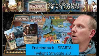 Ersteindruck: SPARTA! Struggle for Greece - kartengesteuerte COSIM oder auch Twilight Struggle 2.0!