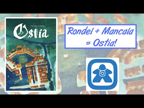 Ostia is the new board game from designer Totsuca Chuo released in 2022 by publisher Uchibacoya!