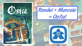 Ostia is the new board game from designer Totsuca Chuo released in 2022 by publisher Uchibacoya!