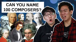 CAN WE NAME 100 COMPOSERS IN 10 MINUTES?