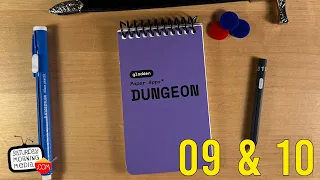 Floors 9 & 10 Live Play | Paper Apps™ DUNGEON | gladden design | RPG | Pencil & Dice Dungeon Crawler