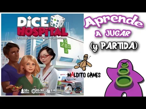 Dice Hospital - Cómo se juega - Reseña y Partida - Juego de Mesa