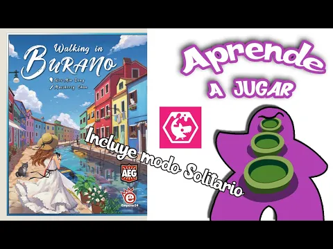 Walking in Burano - Cómo se juega - Tutorial - Juego de Mesa