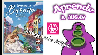 Walking in Burano - Cómo se juega - Tutorial - Juego de Mesa