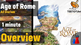 Age of Rome -1 minute Overview - Peaky Boardgamer