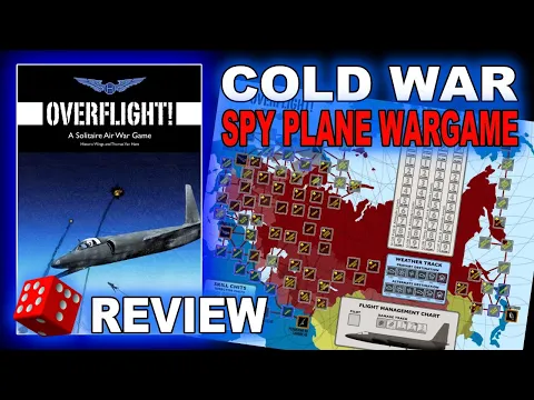 Overflight! (2024) – CIA U-2 Spy Plane Solitaire Wargame REVIEW | COLD WAR BOARD GAME